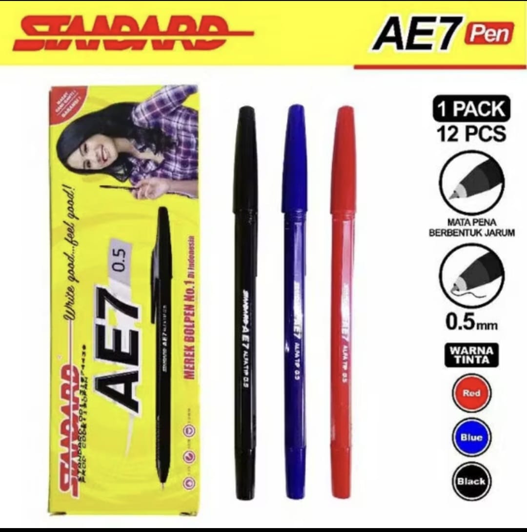 Pulpen standar AE7 0,5 mm