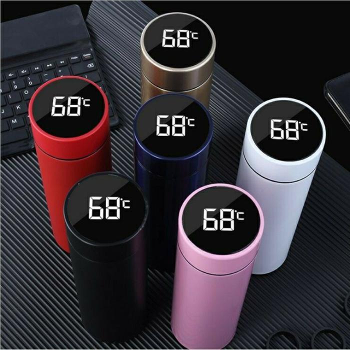 Souvenir Tumbler suhu Led, Custom Logo Tulisan