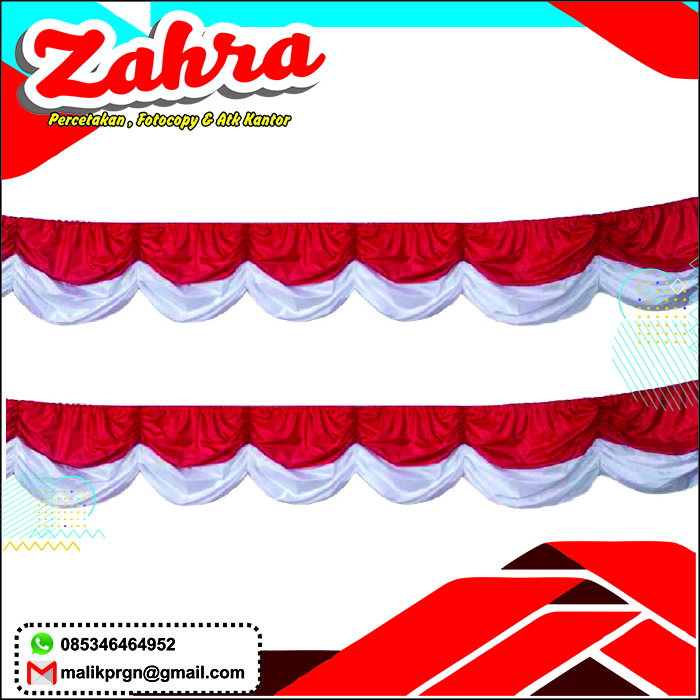 BENDERA HIAS MERAH PUTIH (7 X 1 METER)