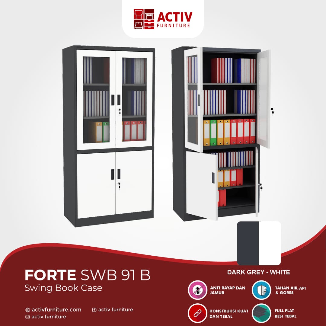 SWING BOOK CASE FORTE SWB 91B