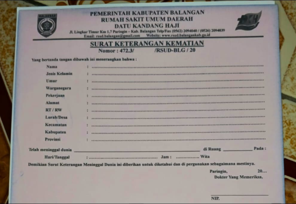 SURAT KEMATIAN