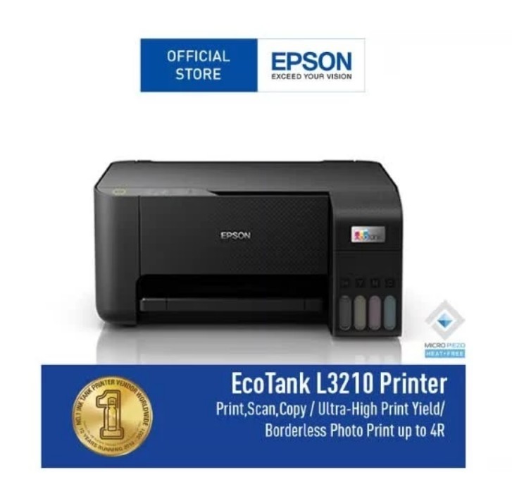 Printer Epson L3210 Print Copy Scan 3 in 1