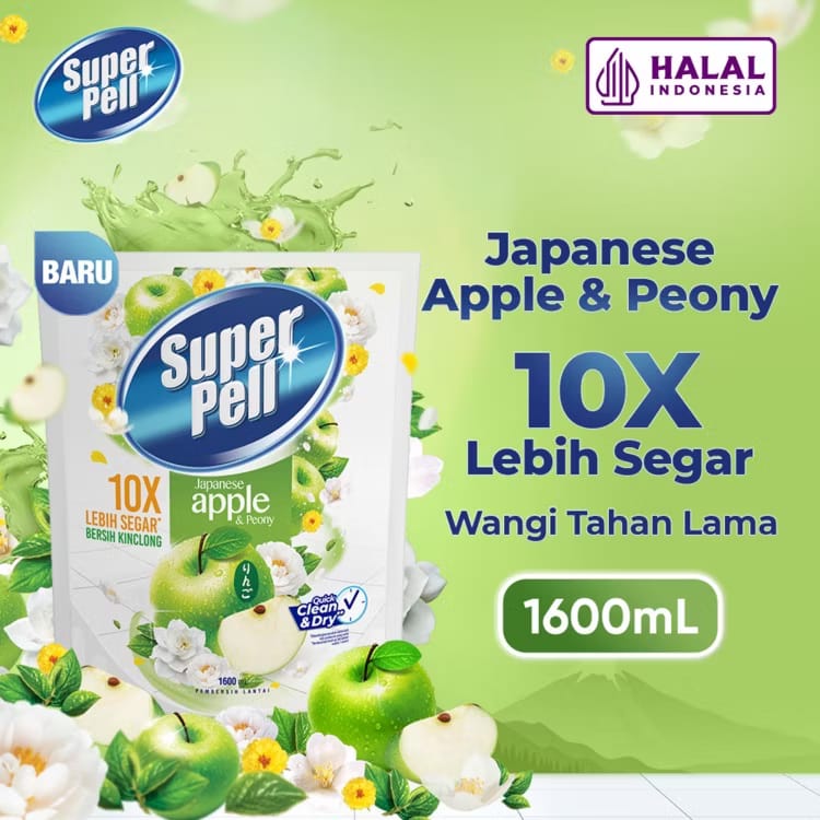 sabun pembersih lantai super pell