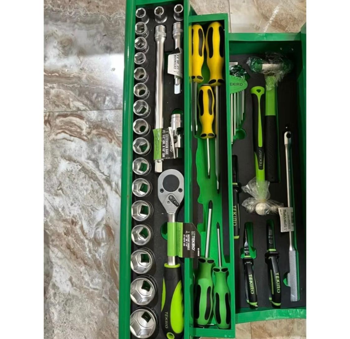 TOOLBOX SET 66 PCS TEKIRO ALAT PERKAKAS KUNCI SOCK SOCKET