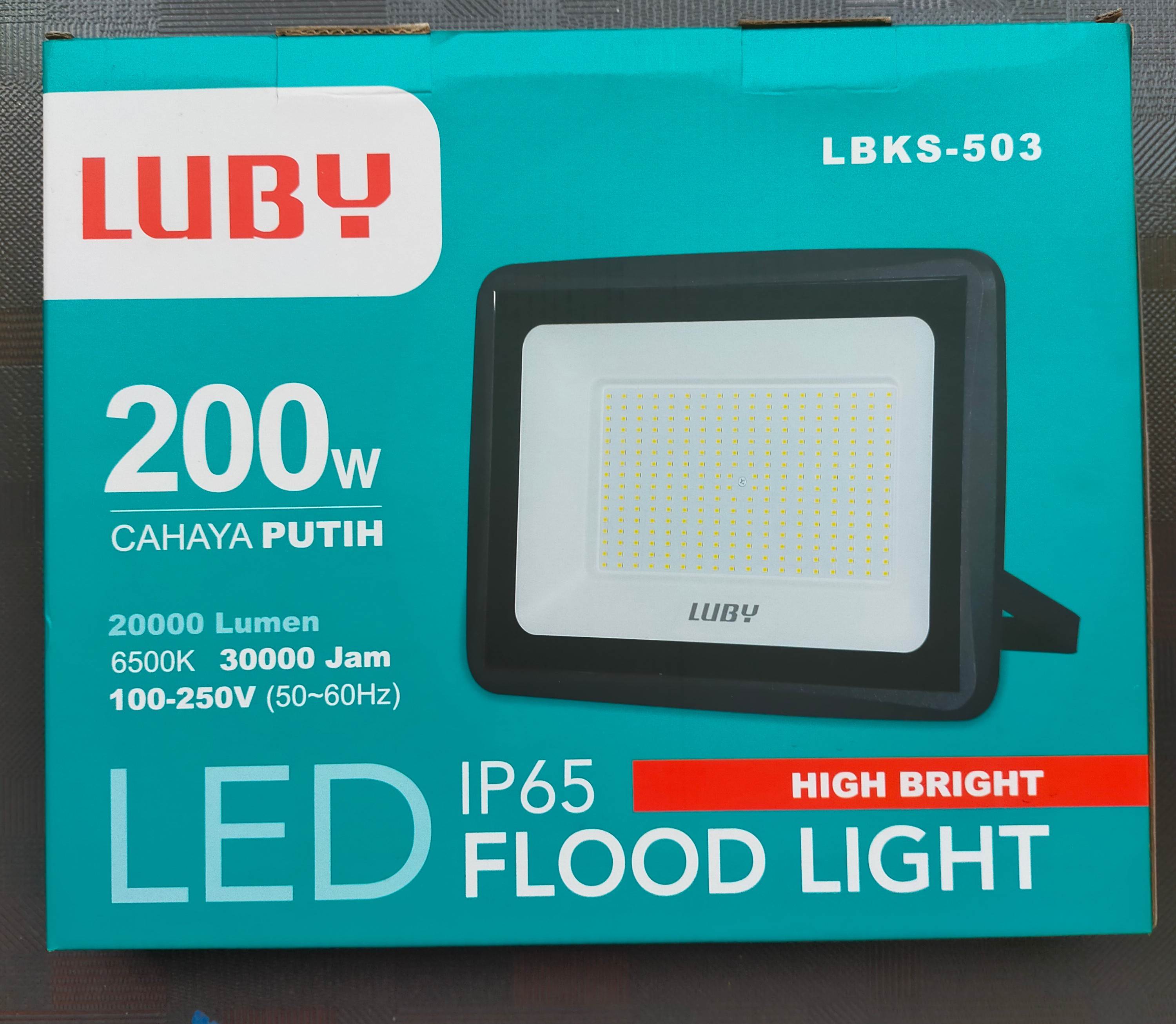 Lampu sorot 200 Watt LUBY 503
