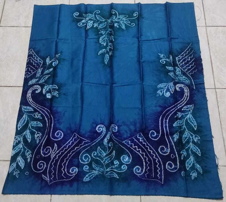 kain sasirangan motif daun bajuntai