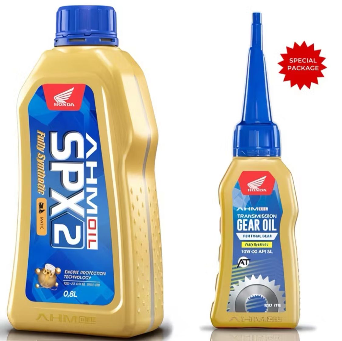 Oli Mesin Spx2 + Oli Gardan AHM Full Syntetic Oil