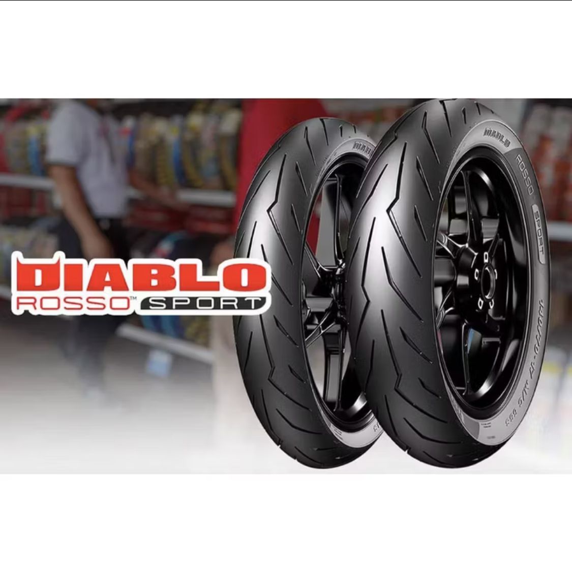 Ban Tubeless Diablo Rosso Sport Ring 14