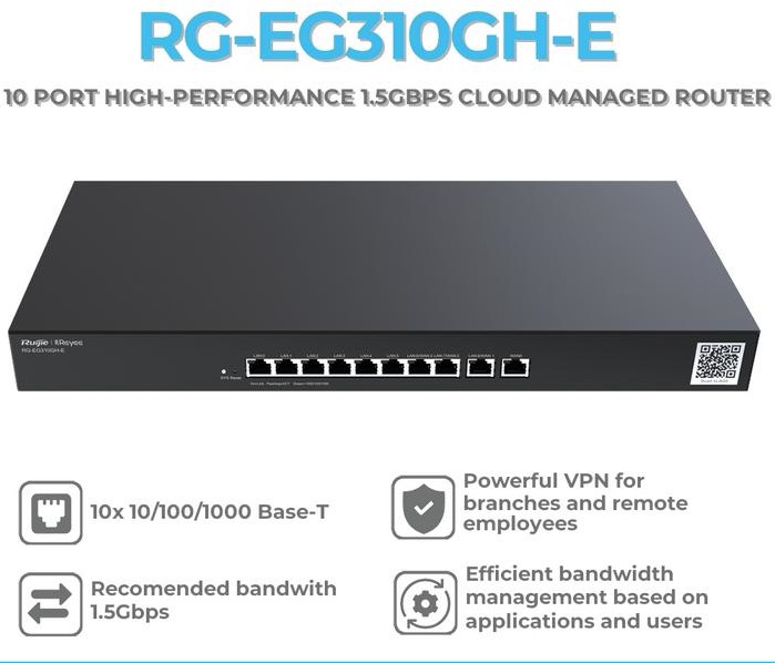 RUIJIE REYEE RG-EG310GH-E ROUTER