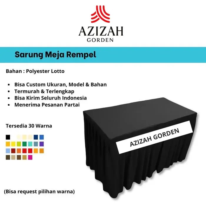 SARUNG MEJA REMPEL