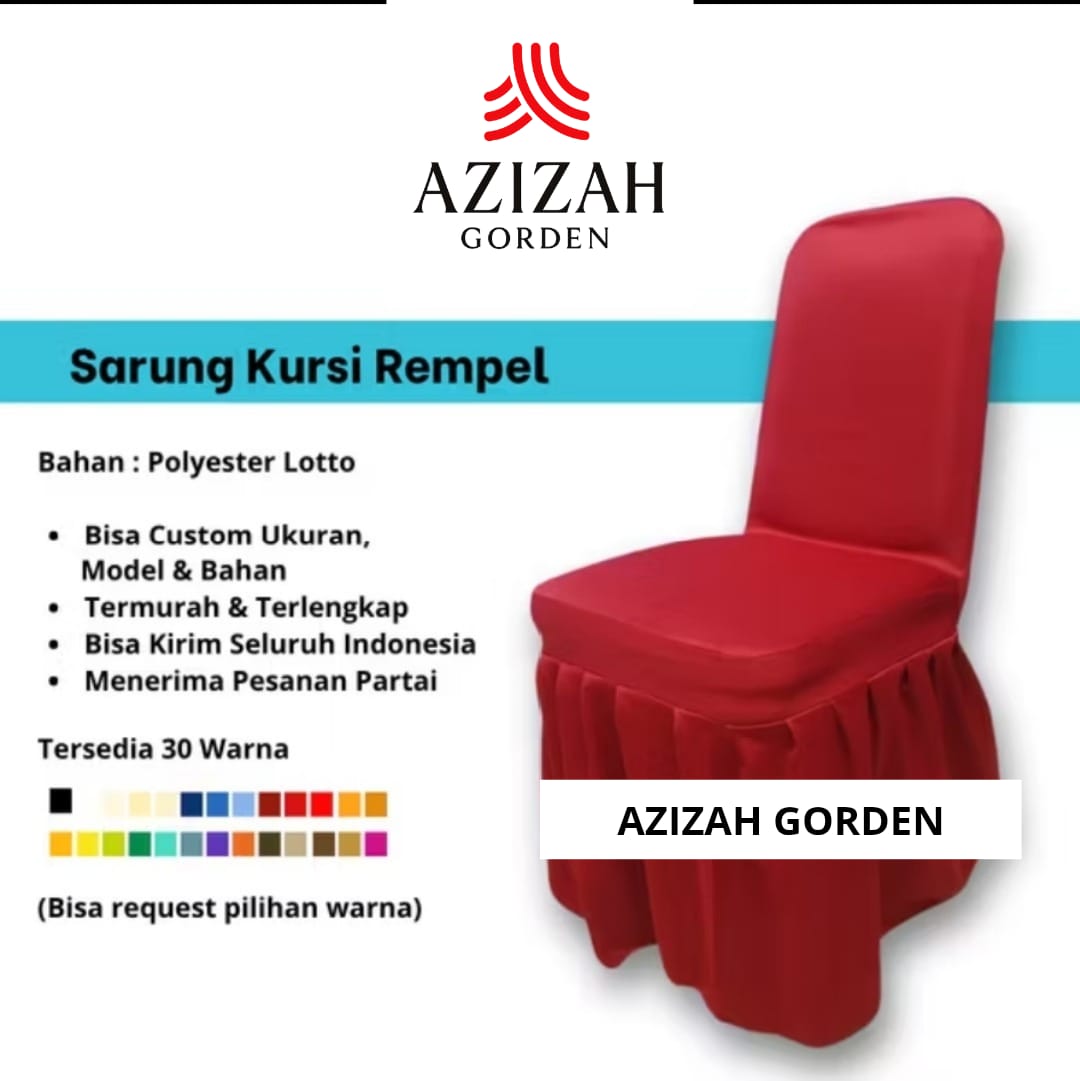 SARUNG KURSI REMPEL