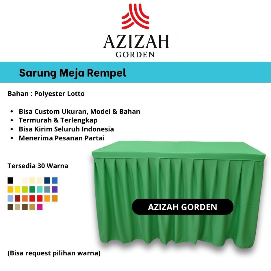 SARUNG MEJA REMPEL