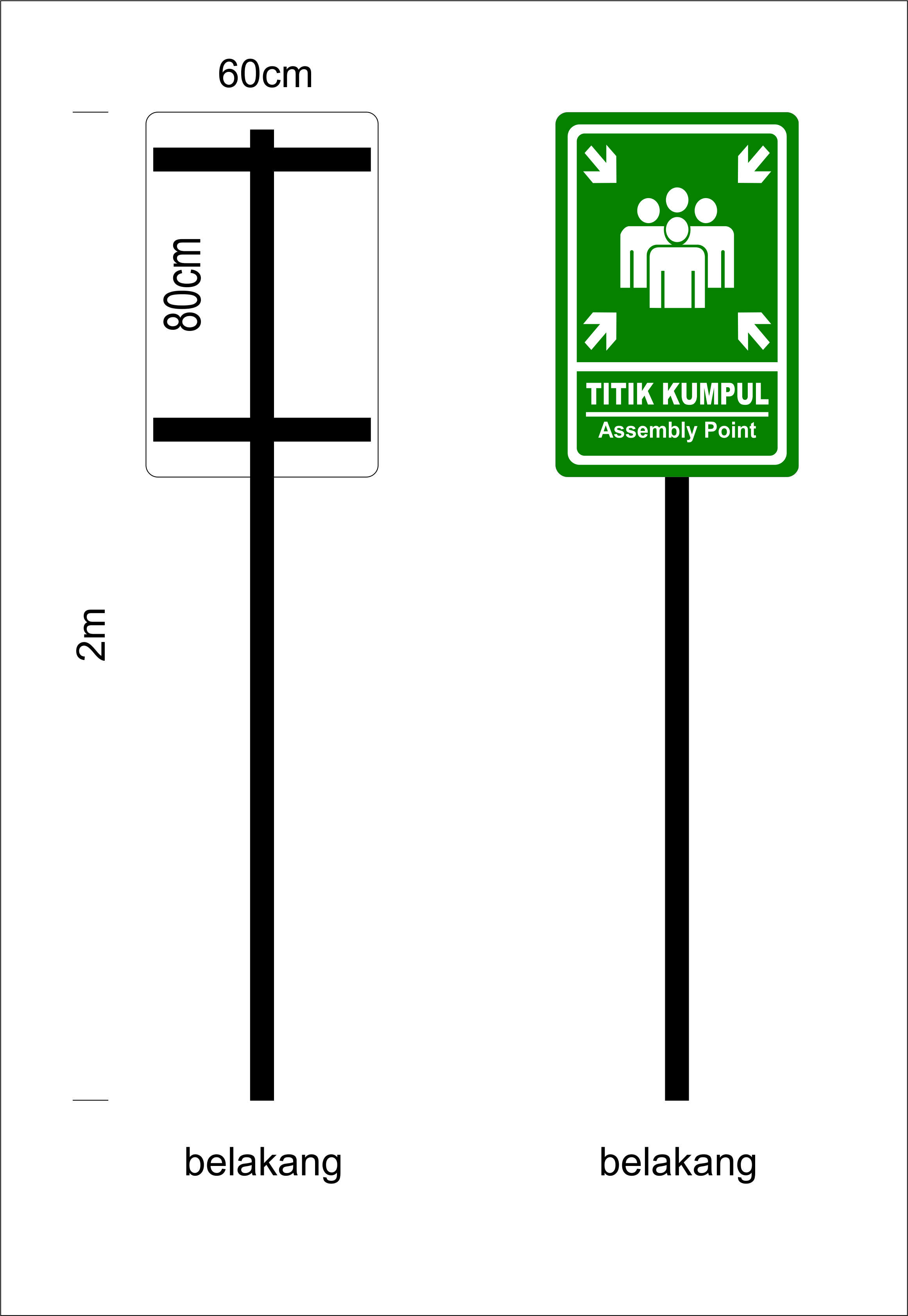 Rambu-rambu (peringatan, larangan, Bahaya)