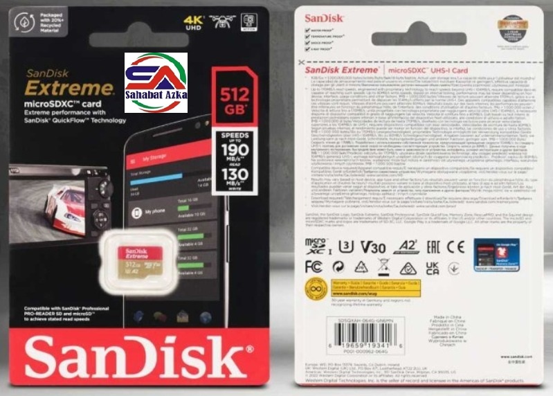 Micro SD Extreme 512 gb