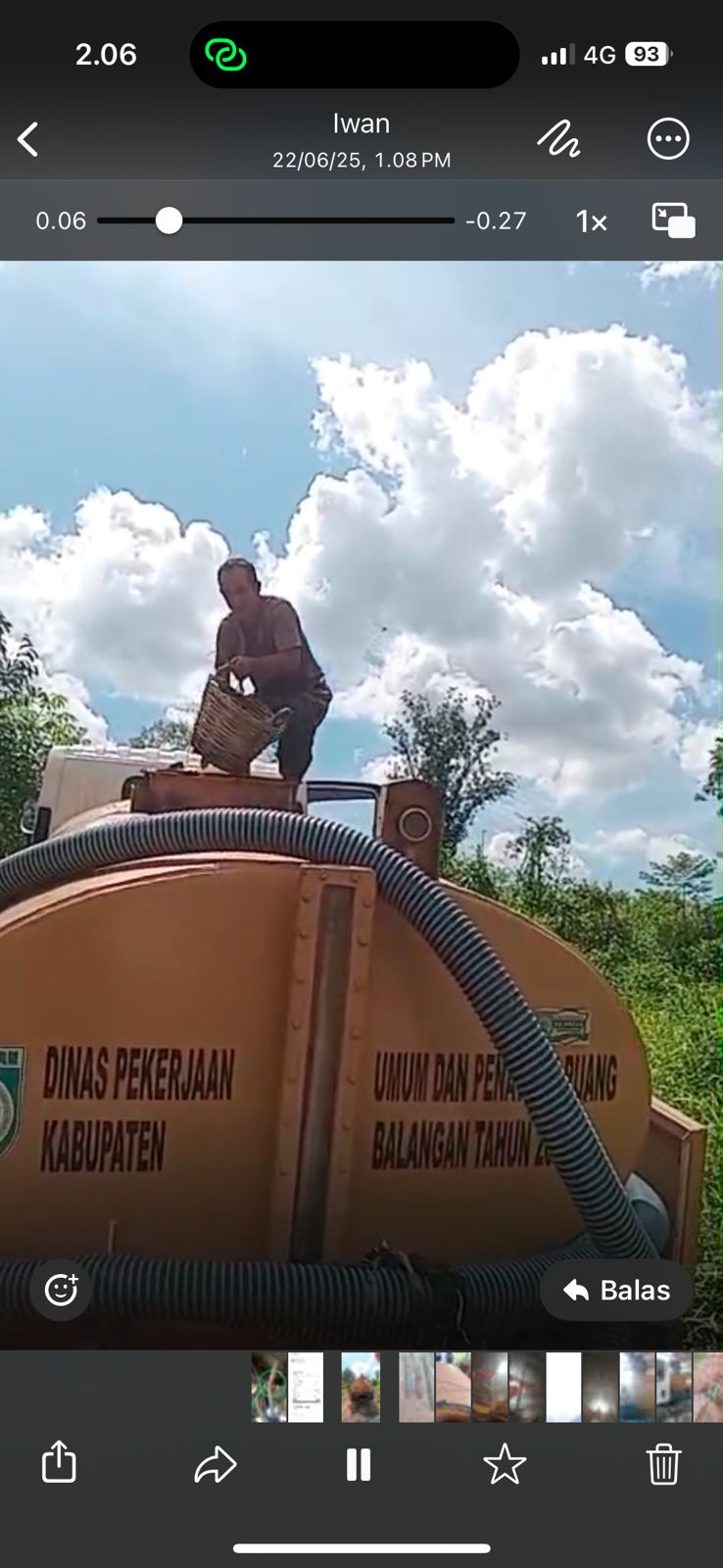 Pemeliharaan truk tank