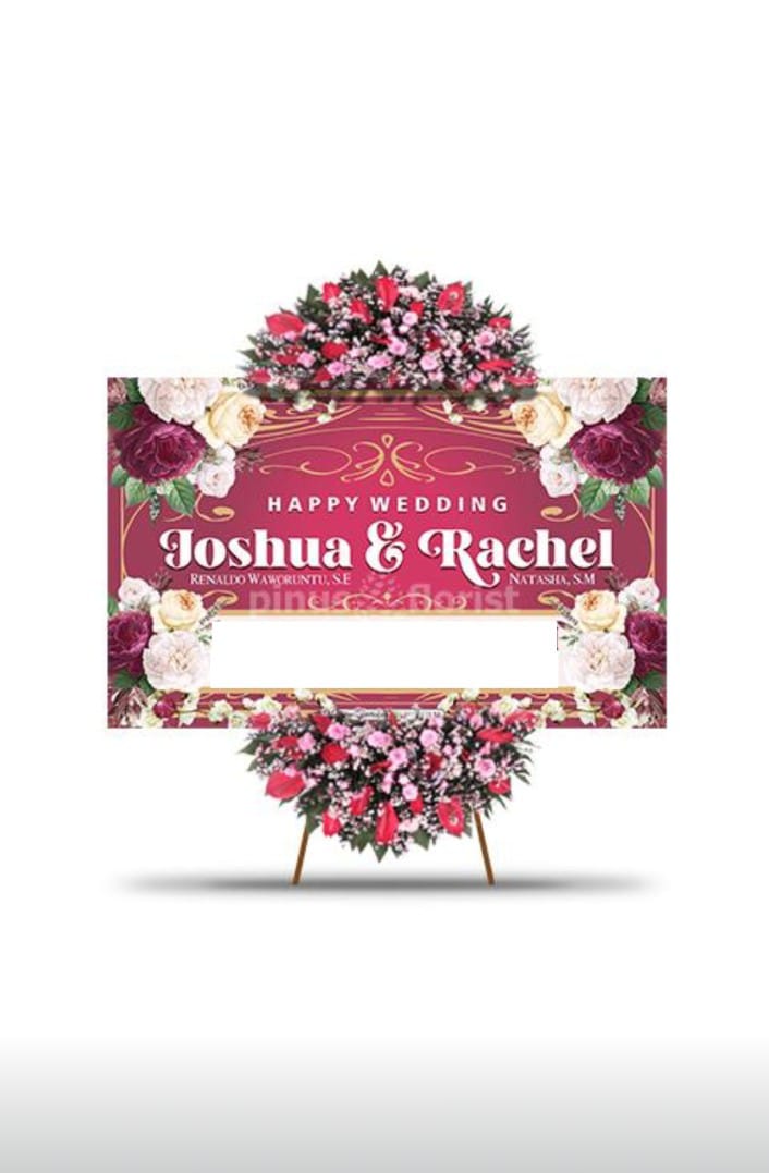 PAPAN UCAPAN / KARANGAN BUNGA PREMIUM