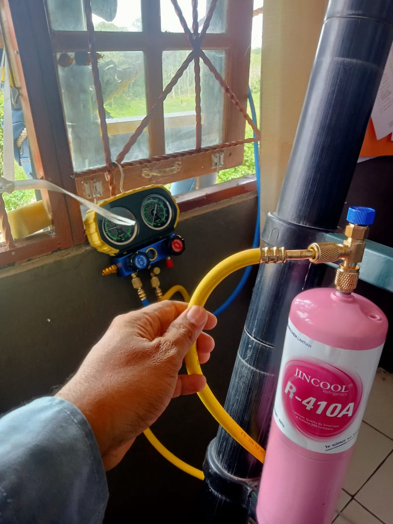 Servis Ac Isi dan ganti sel valve