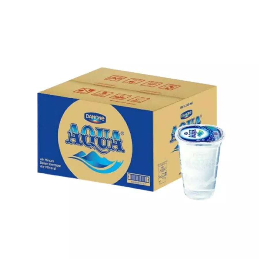 Aqua Air Mineral Gelas Dus 48 x 200 ml