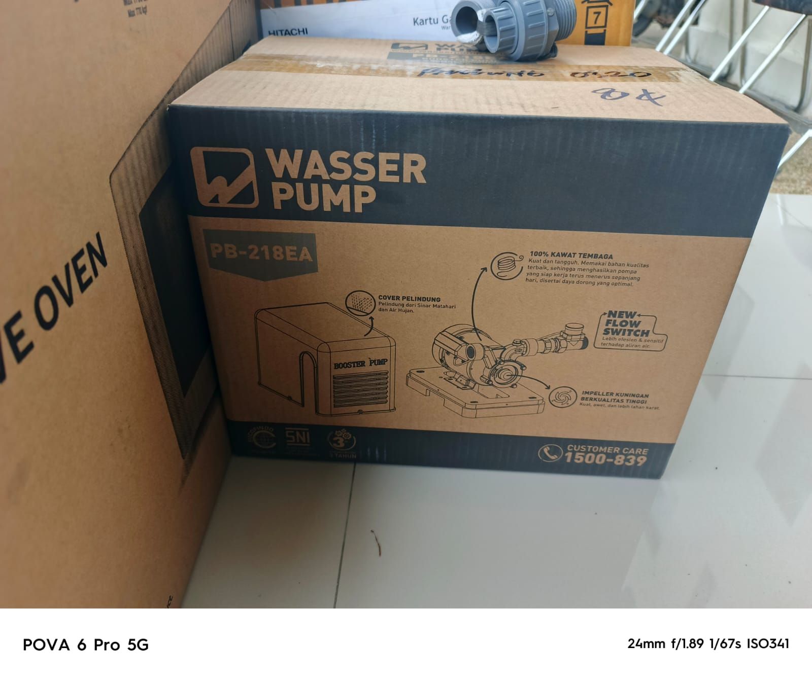 Pompa Booster WASSER PB 218 EA: 