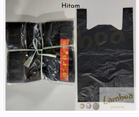 Plastik sampah 30x20 isi dalam 1 pak + 30 lembar