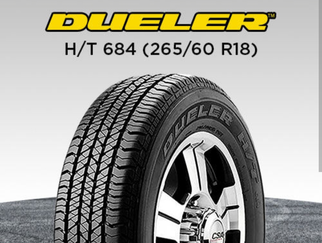 BRIDGESTONE 265/60 R18 D-684 H/T