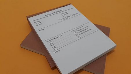 Cetak Kertas Disposisi