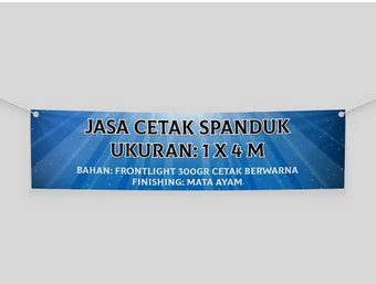 Cetak Spanduk 1 x 4