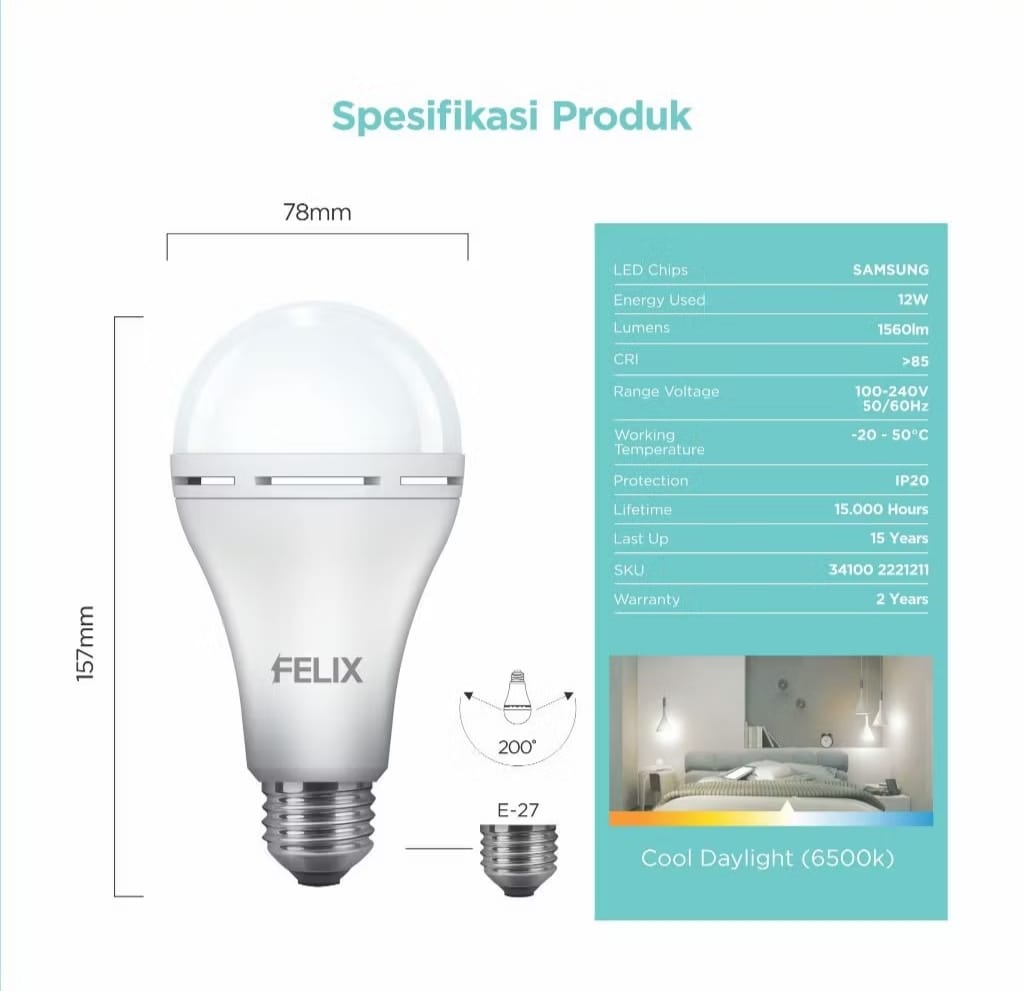 Bola Lampu Emergency