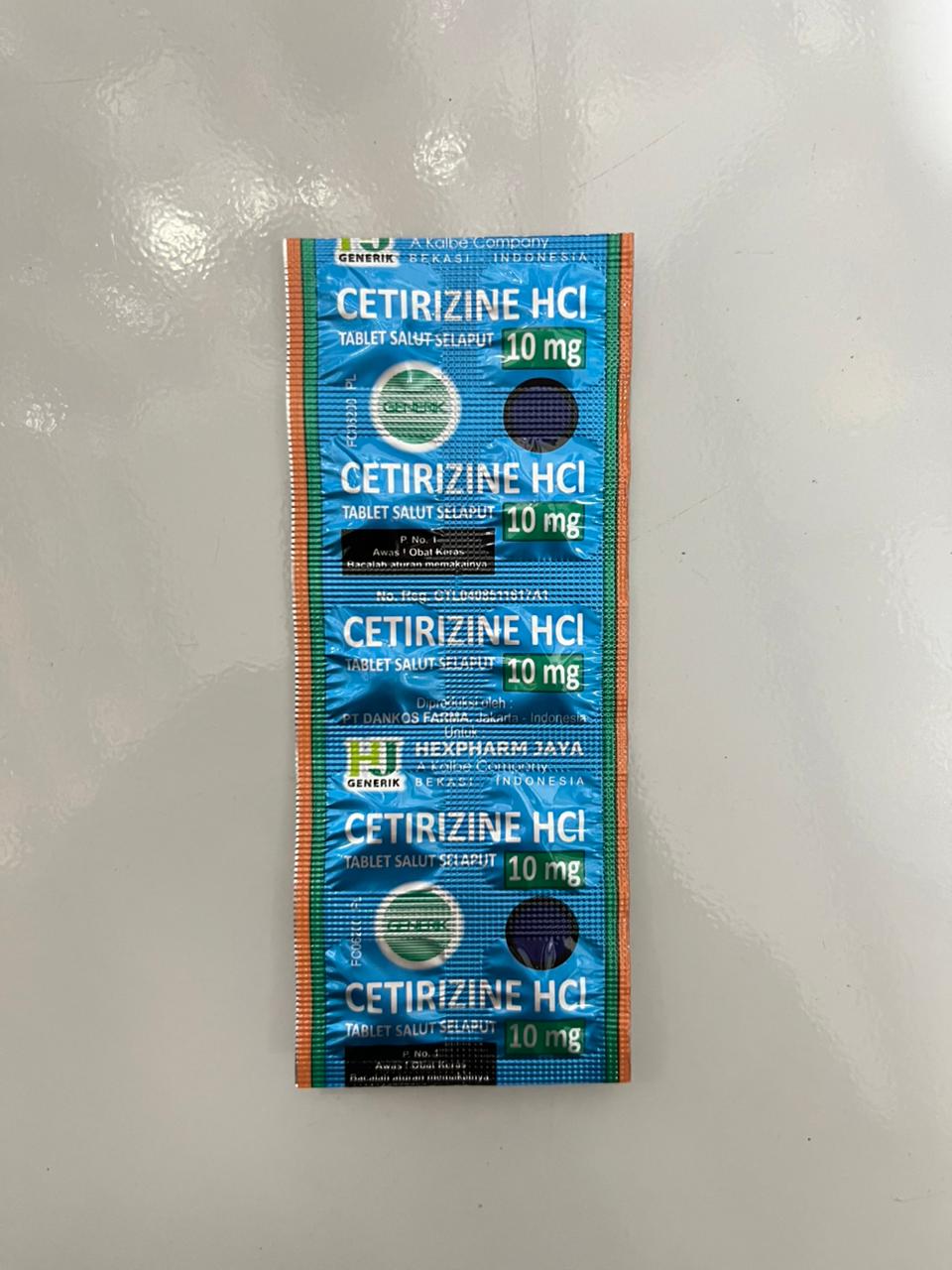 Cetirizin 10 mg