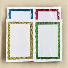 kertas blangko/piagam