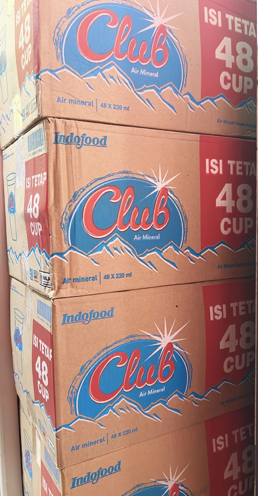 CLUB AIR MINUM GELAS