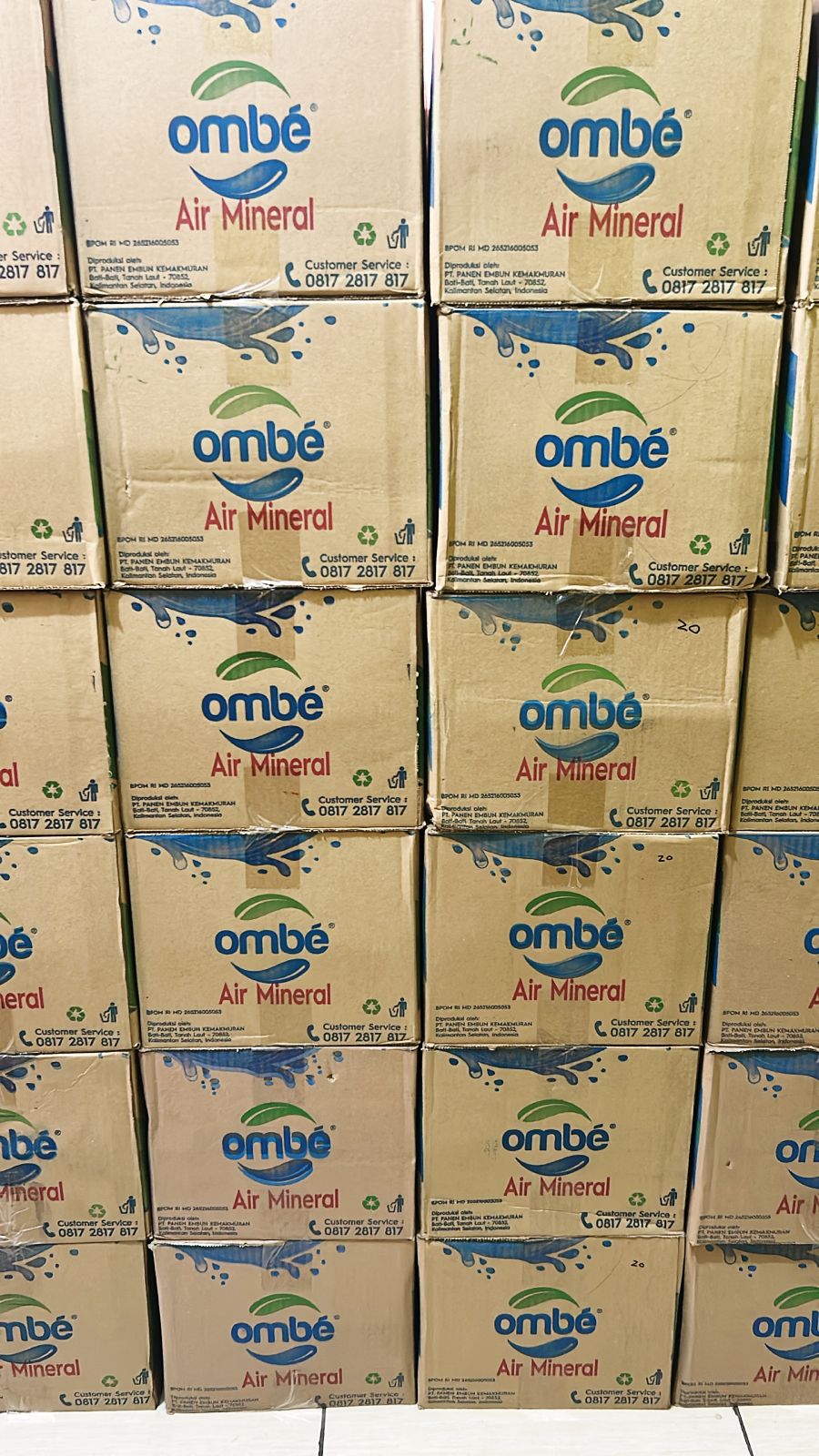 OMBE AIR MINUM GELAS