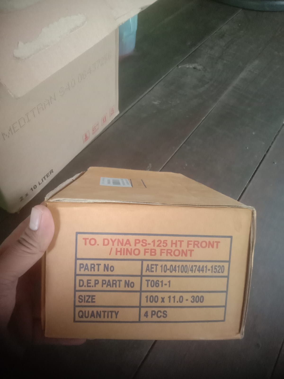 Kampas rem muka dutro