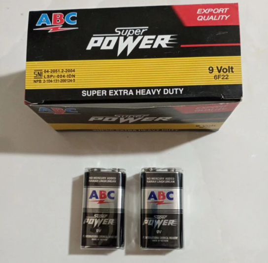 BATERAI ABC 9V