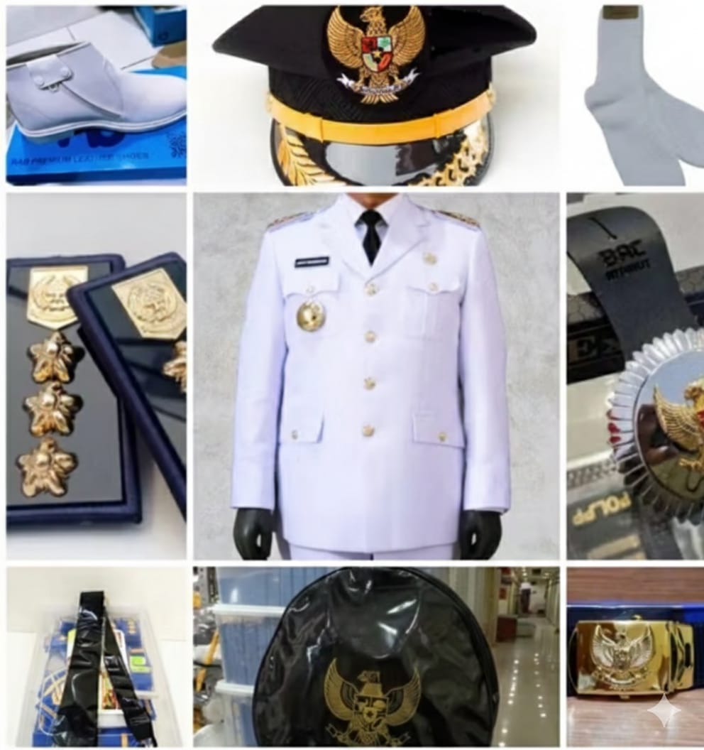 Pakaian Dinas Upacara Camat/Lurah wanita berjilbab