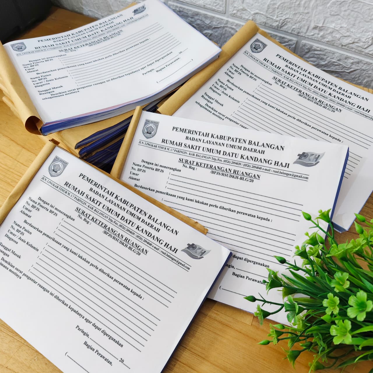 Surat Keterangan Ruangan