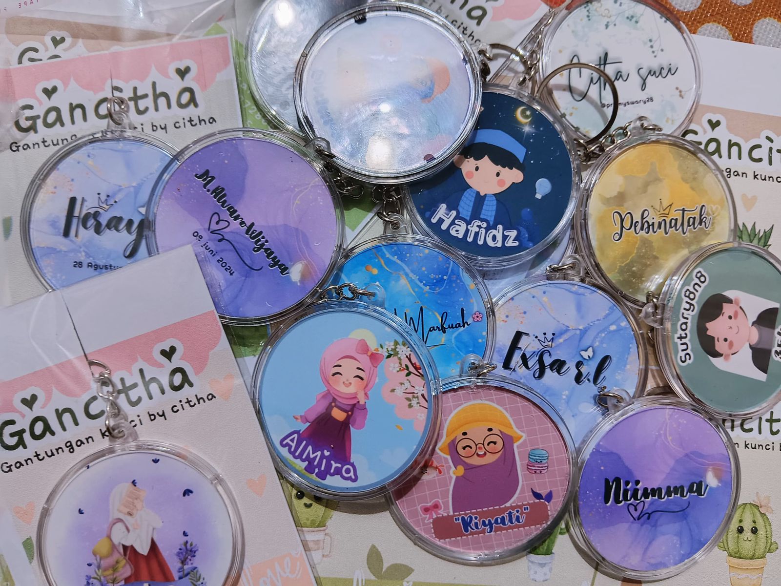 Gantungan Kunci Akrilik