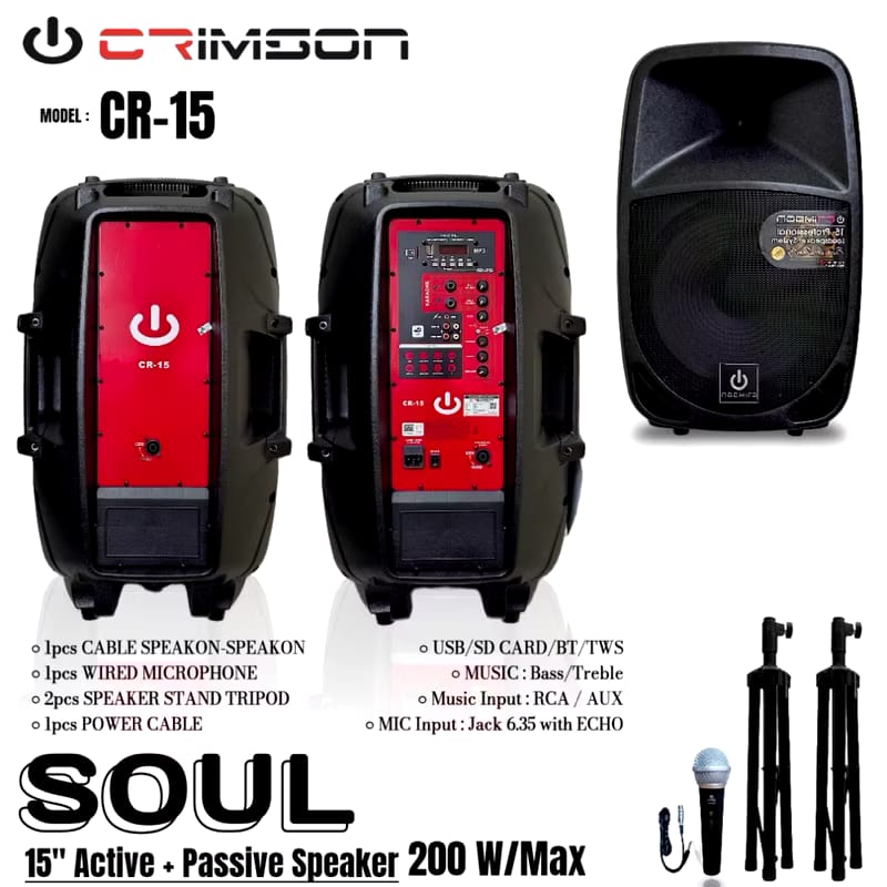 Soundsystem Crimson CR-15 Soul
