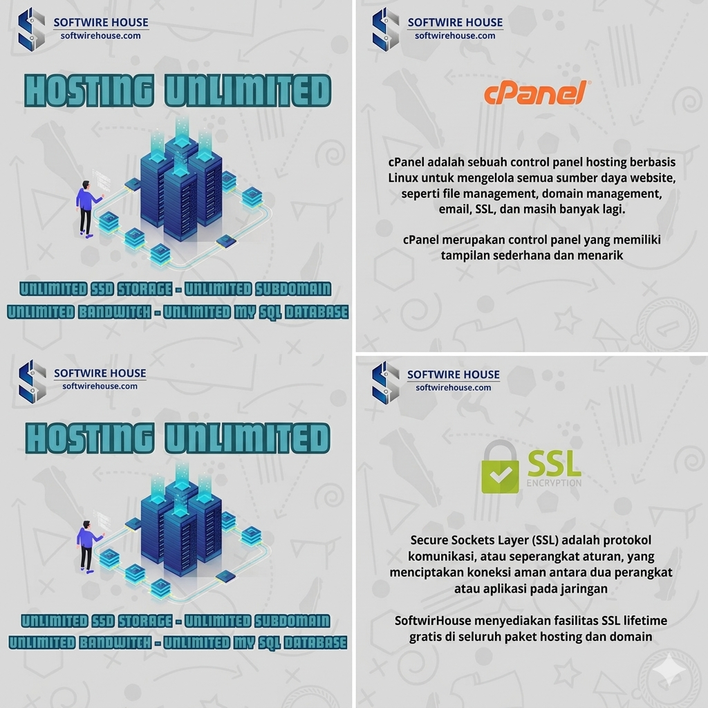 LAYANAN HOSTING APLIKASI & PEMELIHARAAN SISTEM - SOFTWIRE HOUSE