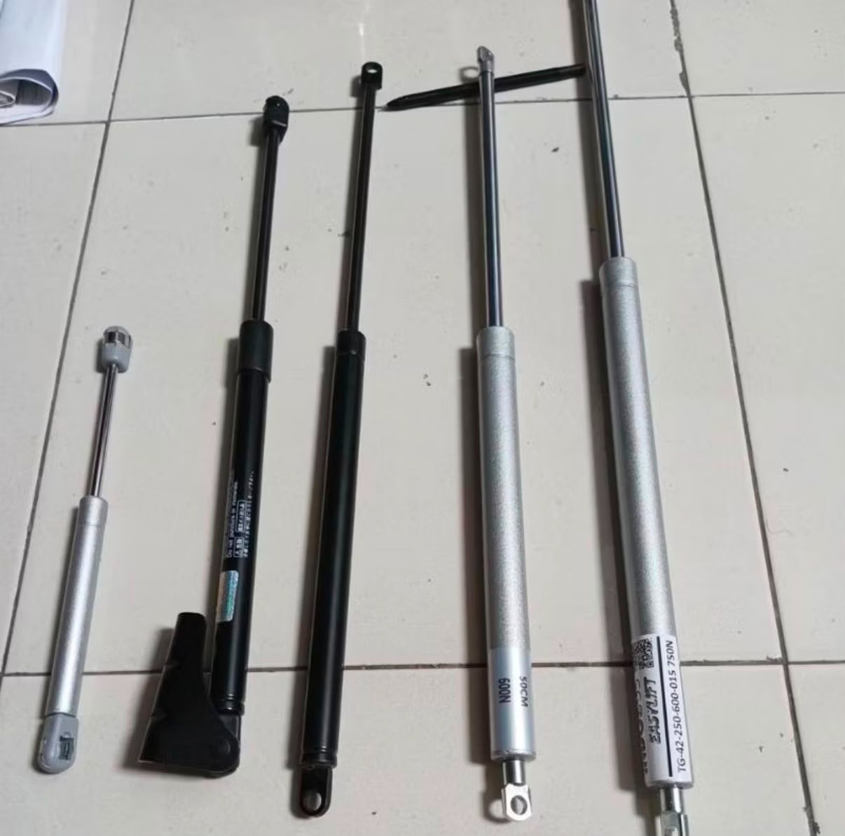 GAS SPRING 600N PEGAS LOCKED
