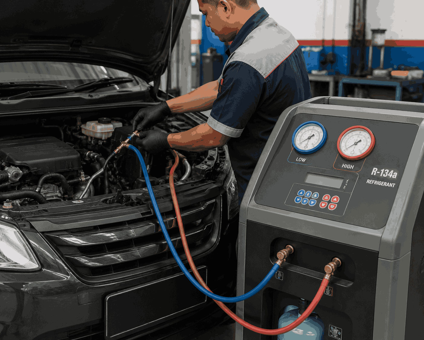 JASA ISI FREON AC MOBIL