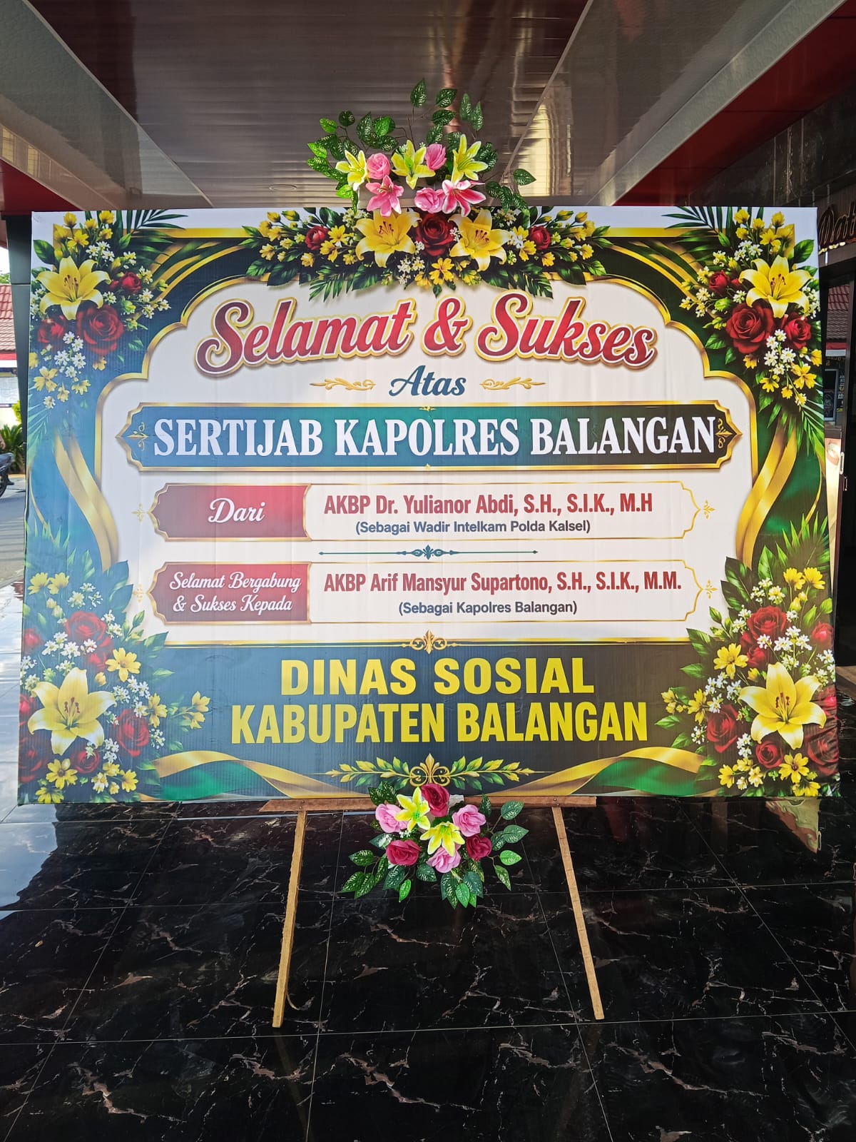 Papan Bunga 200x150cm (Printing)