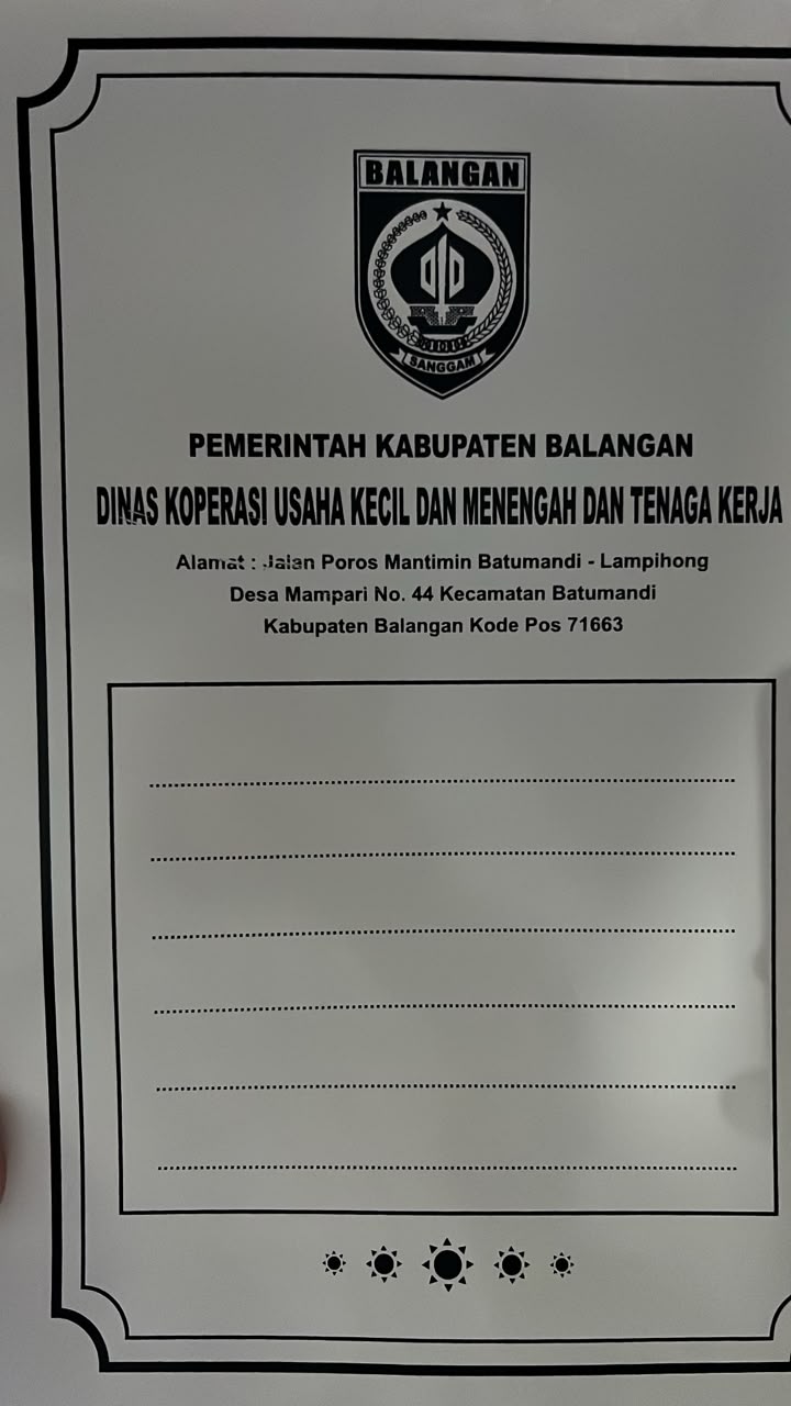Cetak Map KOP DINAS/SKPD