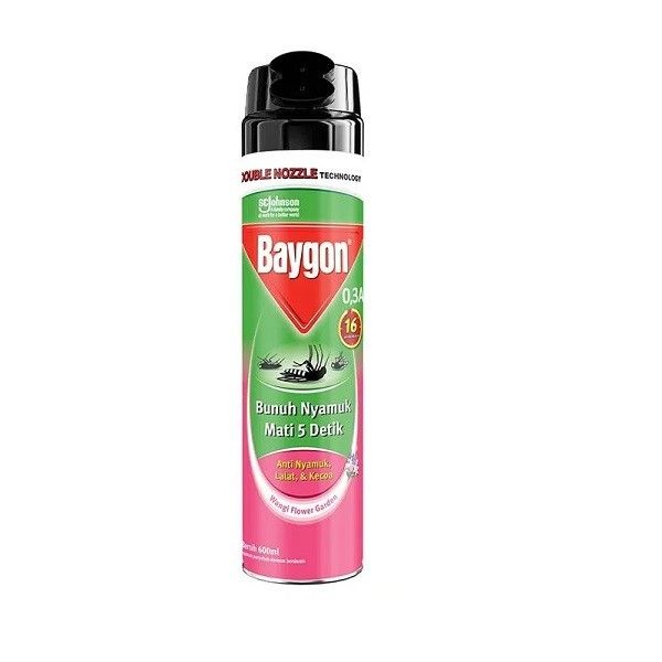 BAYGON AEROSOL FLOWER GARDEN 600 ML