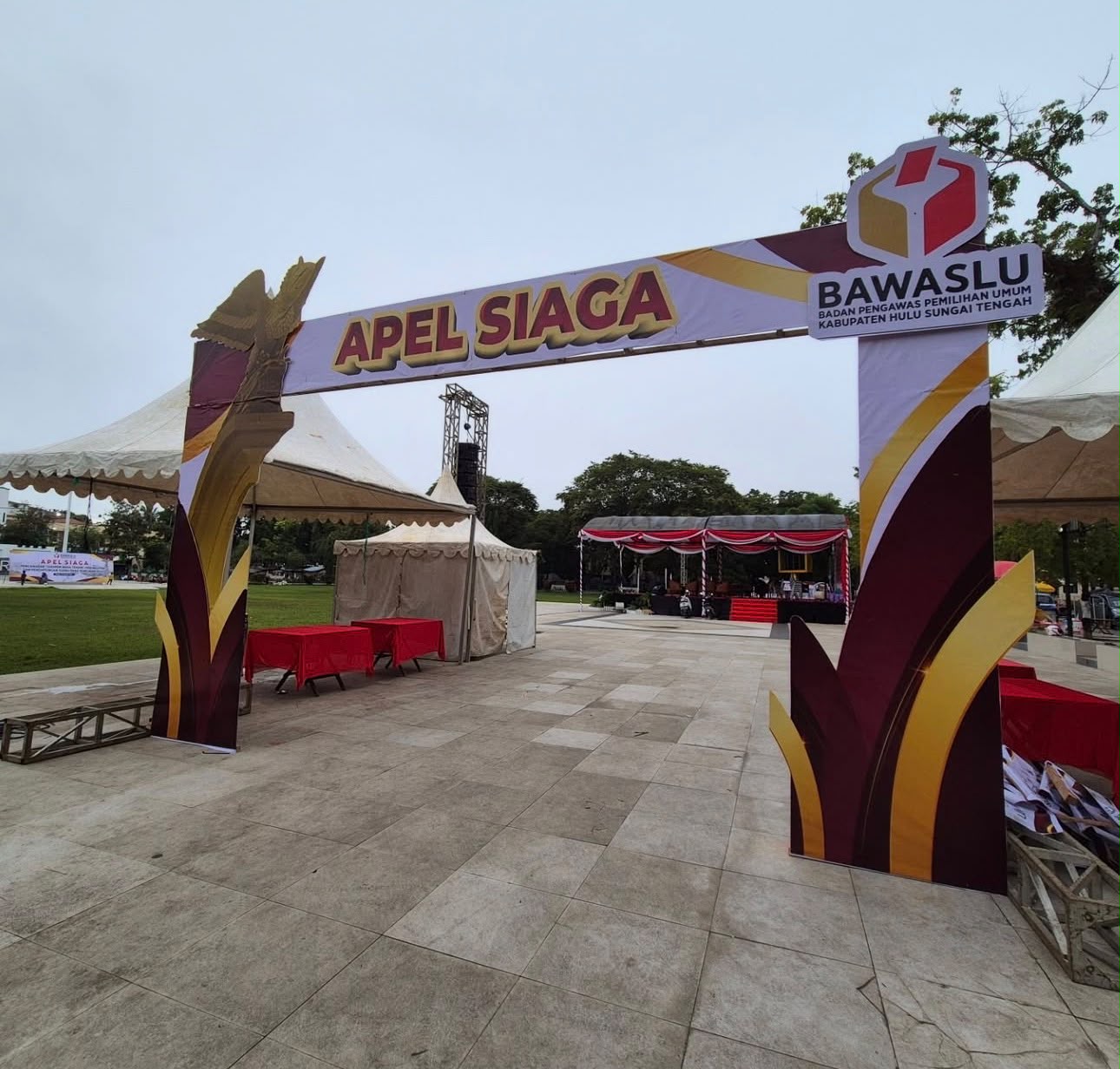 Jasa Produksi Backdrop / Welcome Gate