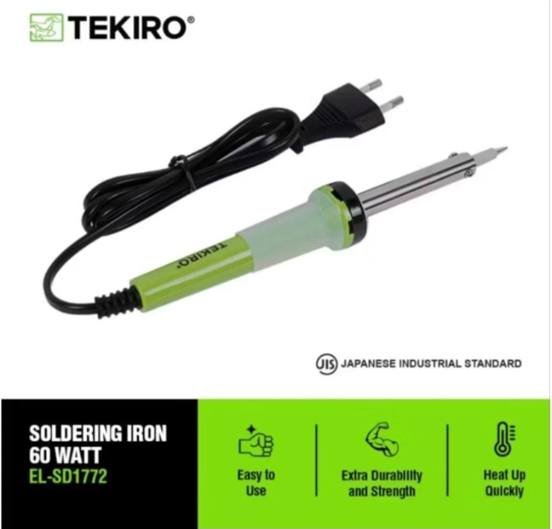 Tekiro Solder Listrik 60 Watt / Soldering Iron Solder Model Lurus 60 W