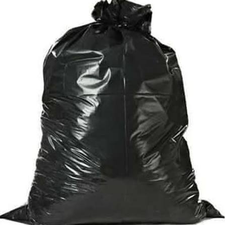 PLASTIK HITAM SAMPAH UKURAN 55 X 80 CM