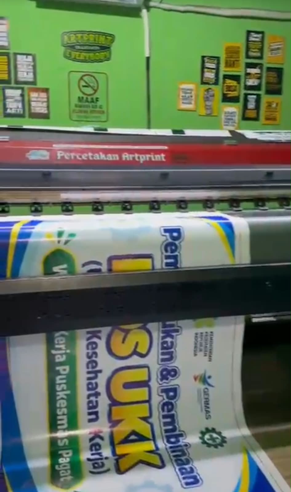 CETAK SPANDUK 1X4