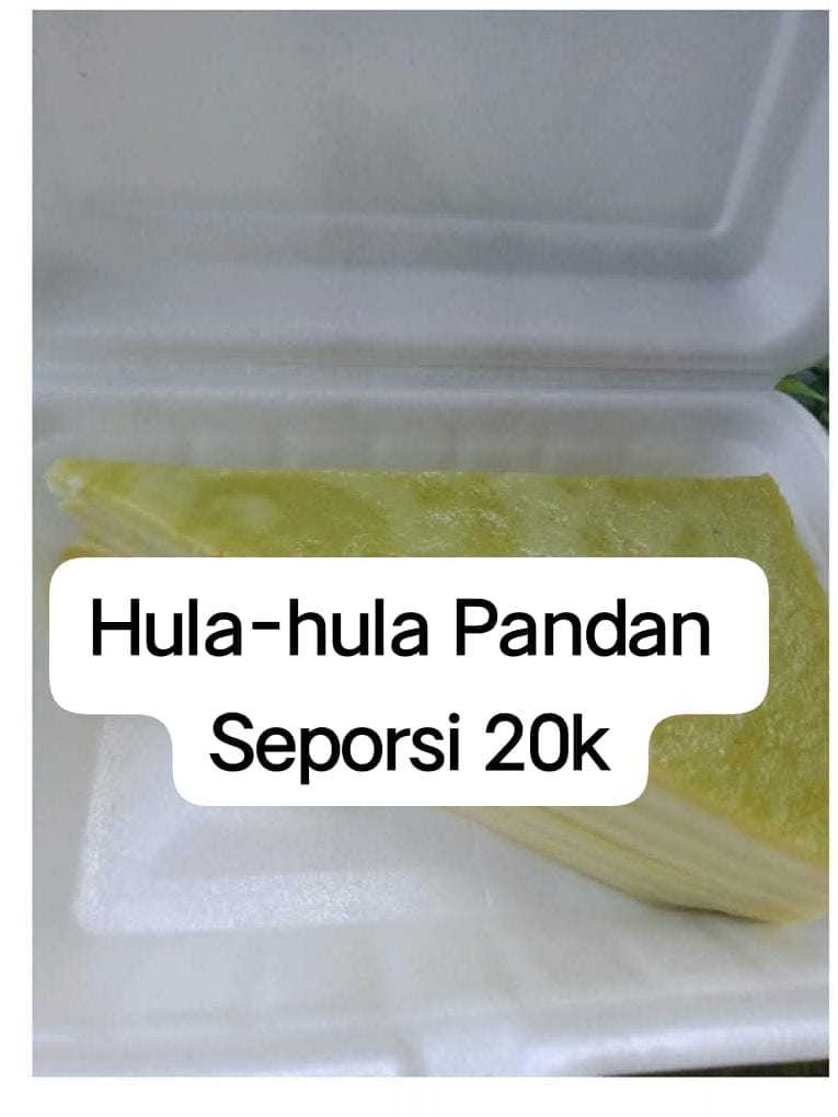 Kue Hula-hula Pandan