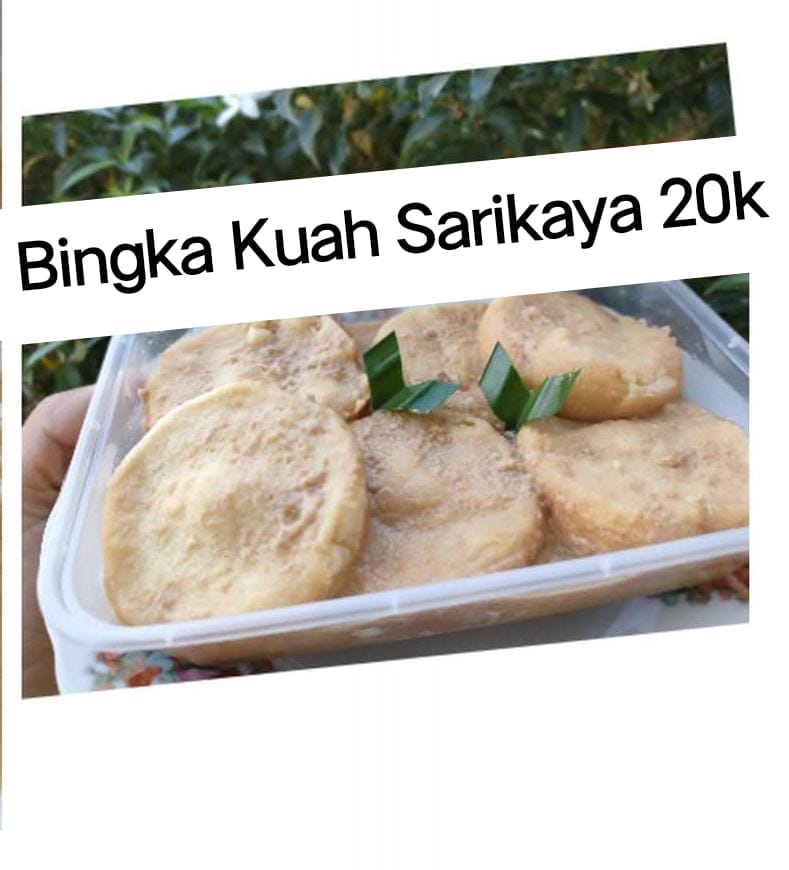 Kue Bingka Kuah Sarikaya